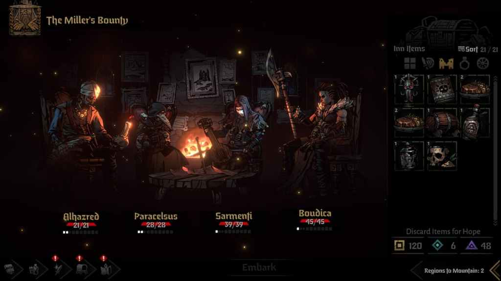 How to Change Party Order in Darkest Dungeon 2 lobby