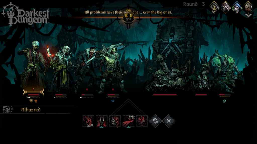 How to Get Bounty Hunter in Darkest Dungeon 2 fighting