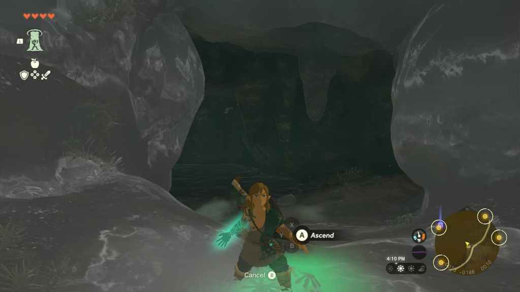 How to get out of the Well in Zelda Tears of the Kingdom ability