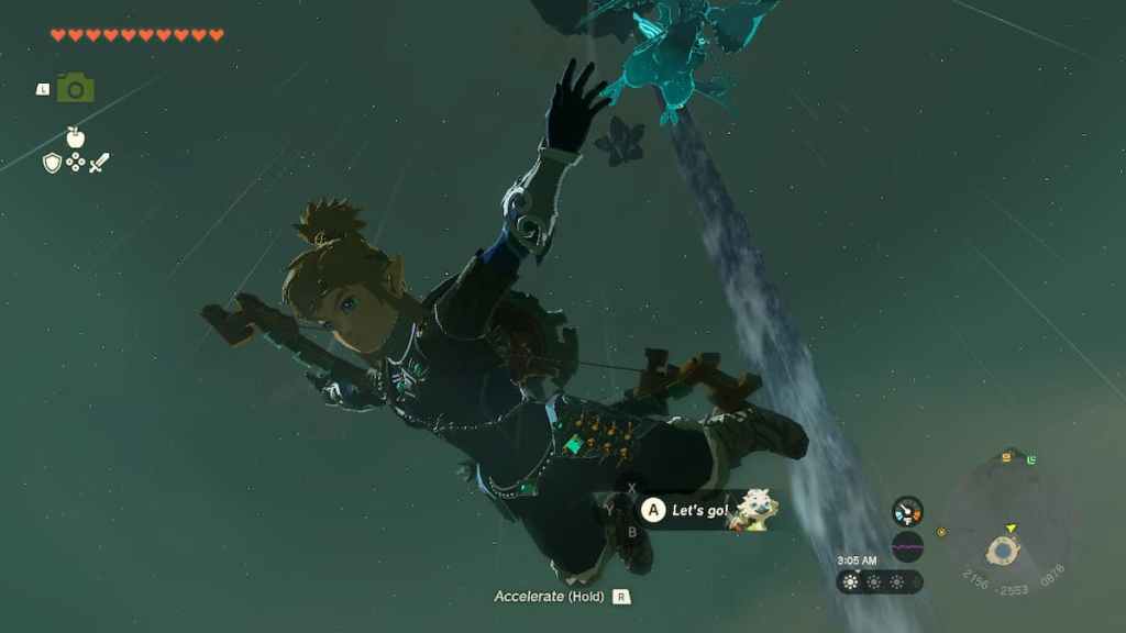 How to Get Star Fragments in Zelda Tears of the Kingdom diving