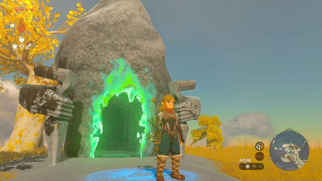 Where is the Third Shrine in Zelda Tears of the Kingdom? Shrine 3 Location shown featured image