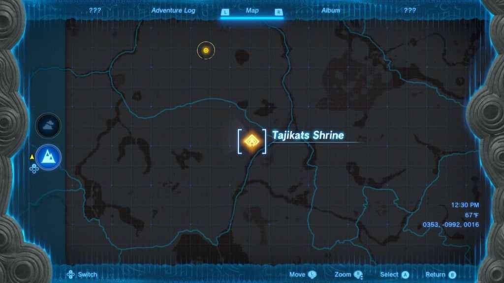 Where to Find and How to Complete Tajikats Shrine in Zelda Tears of the Kingdom map location