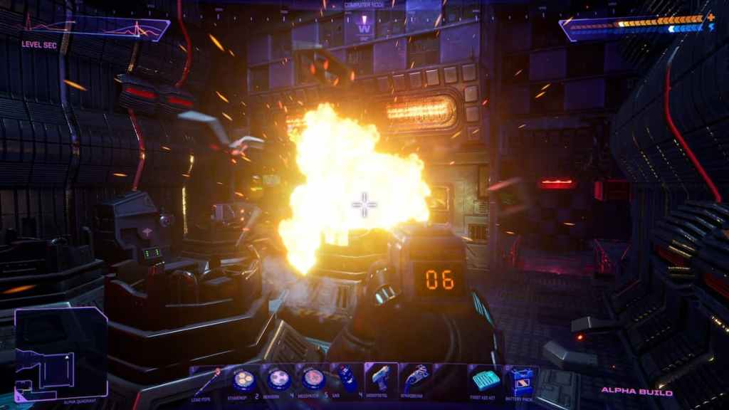 Explosion in System Shock Remake