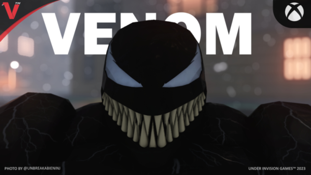 Venom Suit in Roblox InVision's Web-Verse