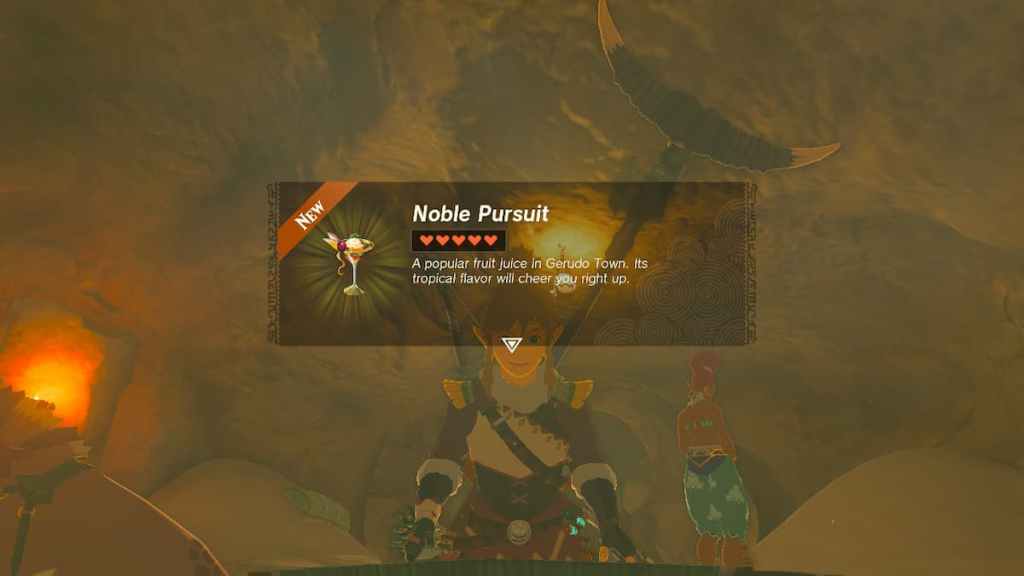 How to get Noble Pursuit recipe in Zelda Tears of the Kingdom featured image