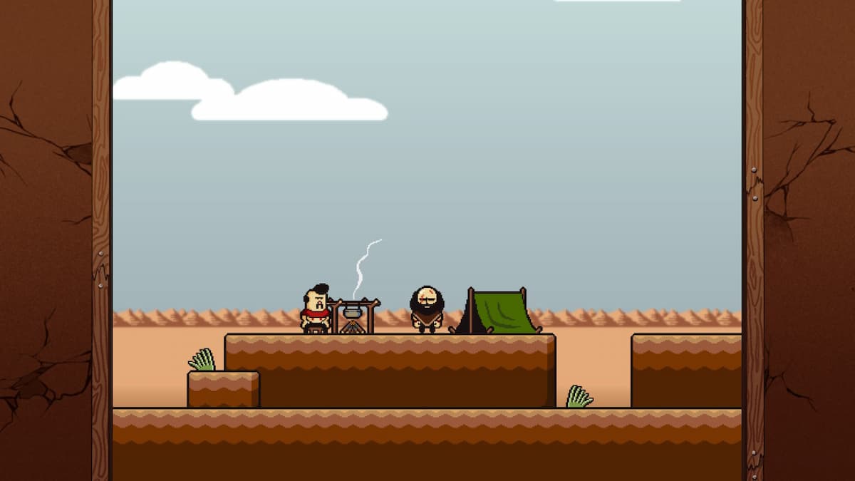 Brad at a Campsite in LISA The Painful