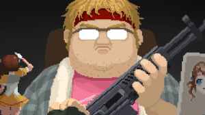 Dave Holding a Gun in Dave the Diver