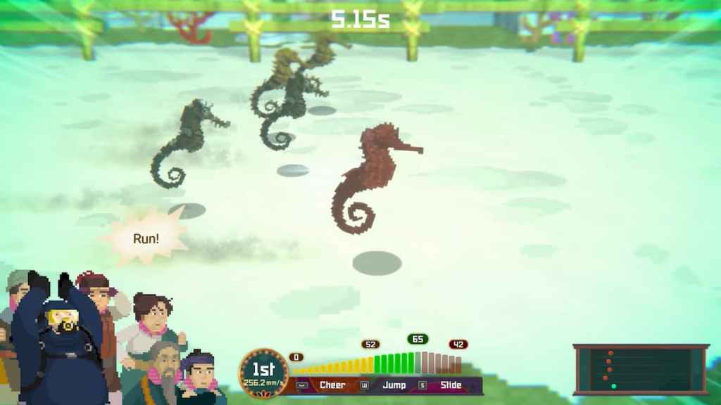 Racing Sea Horses in Dave the Diver