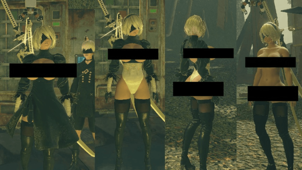 Curvy Nude 2B Mod for Nier Automata