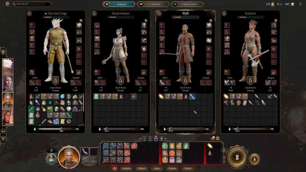 Best Accessories in Baldur's Gate 3 (BG3) inventory