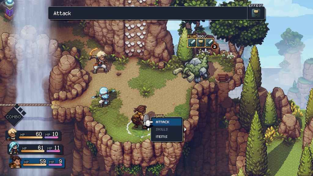 What is the Lock Combat System in Sea of Stars? combat