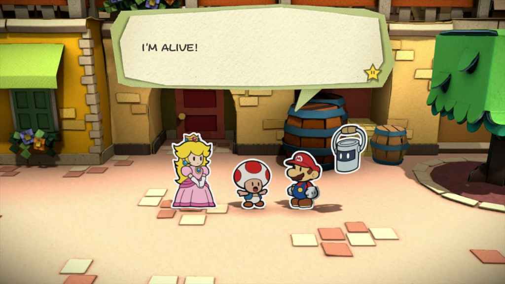 Paper Mario Color Splash Screenshot