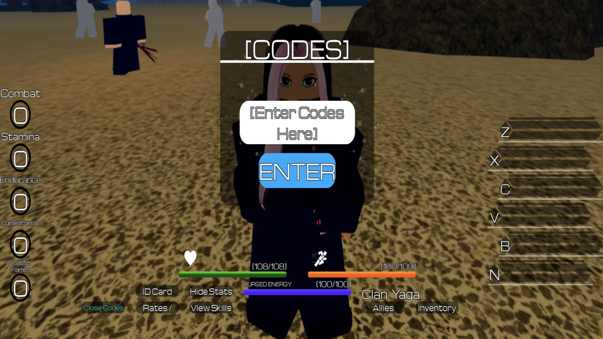 Jujutsu Chronicles Codes (December 2023) - Roblox