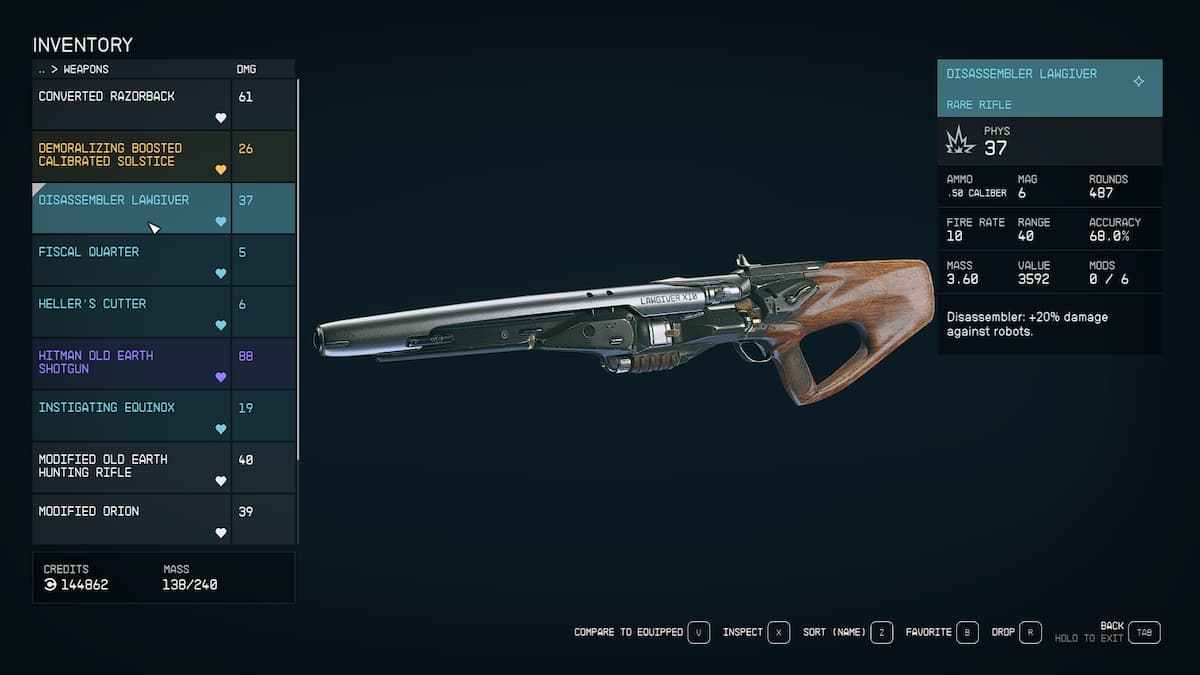 Best Ballistic Rifles in Starfield | Gamer Journalist