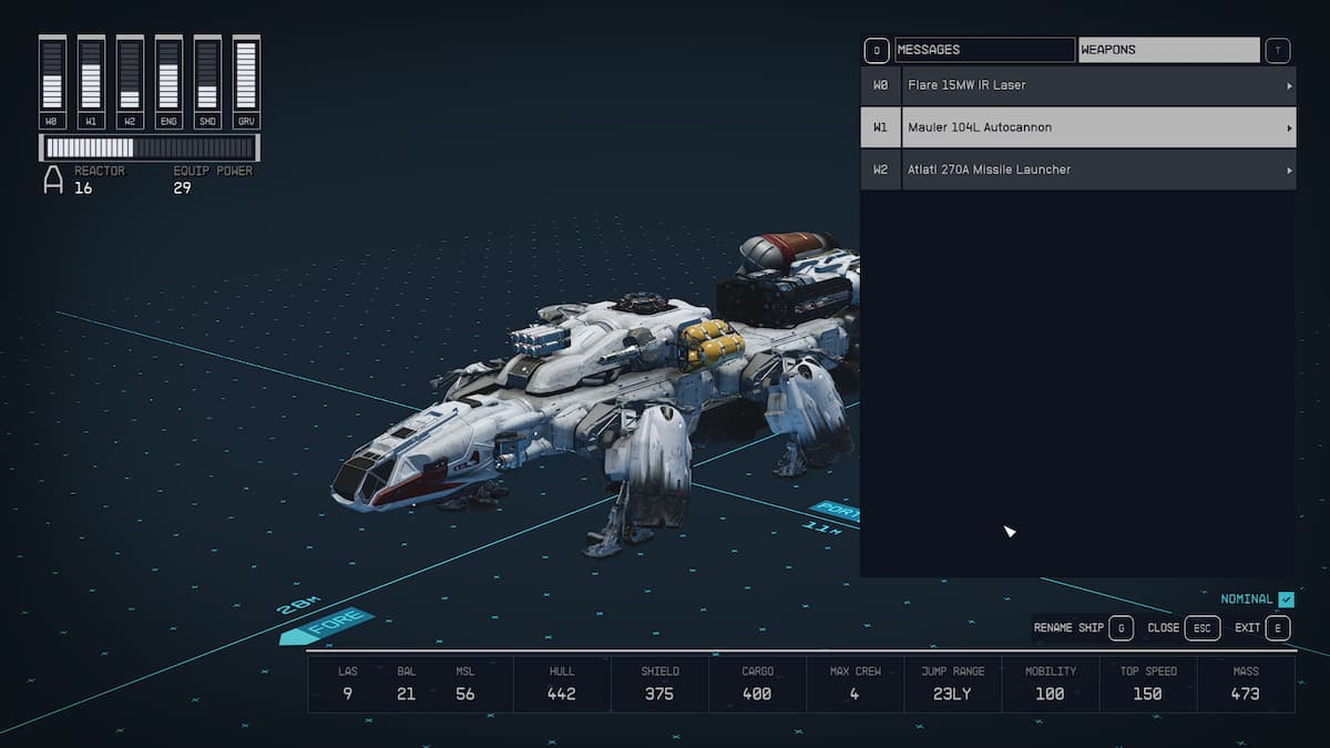 Starfield Assign Weapon To Group