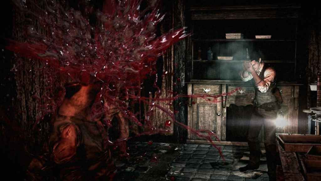 Shooting an Enemy in The Evil Within