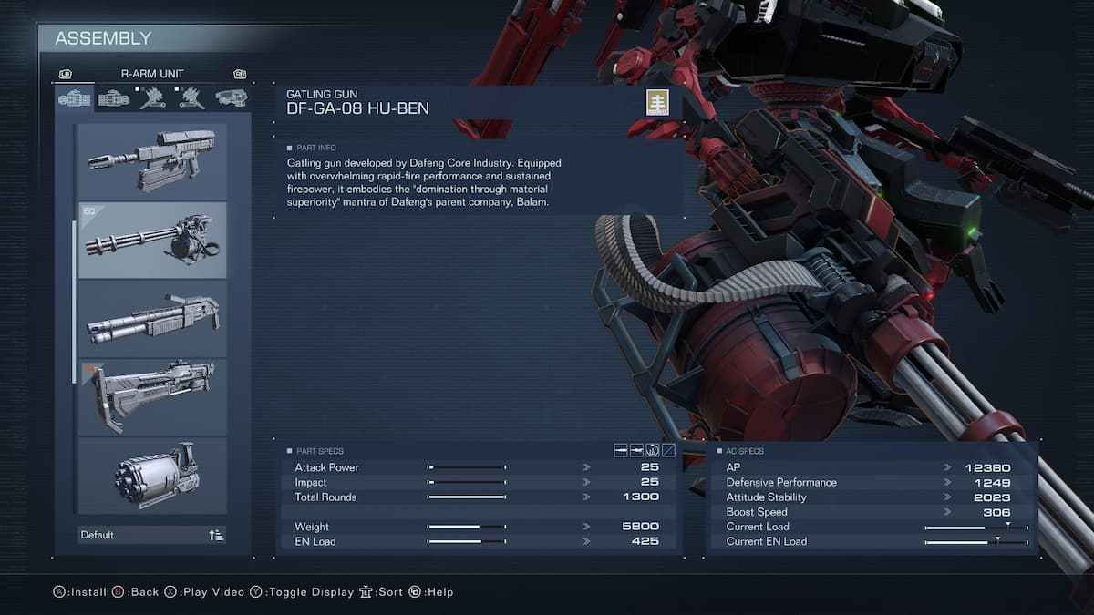 All Weapons in Armored Core 6 | Gamer Journalist