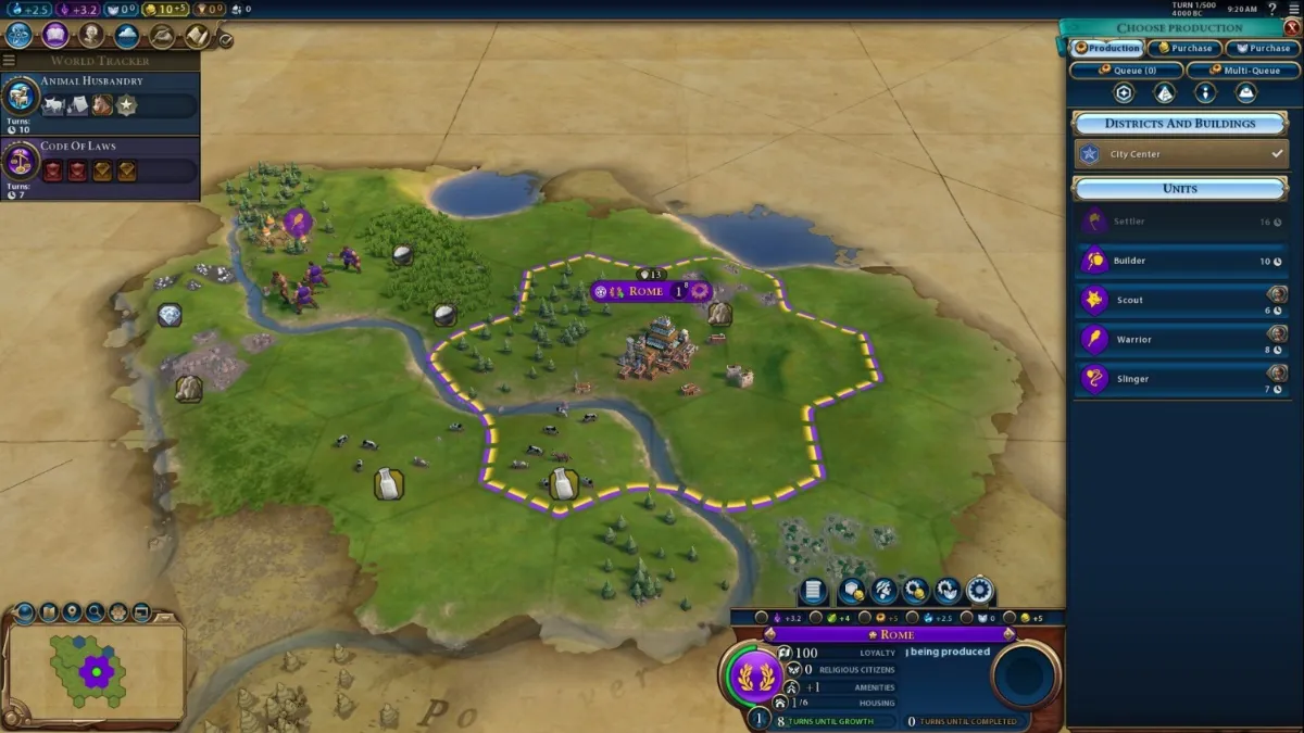 Civilization 6 Early Game