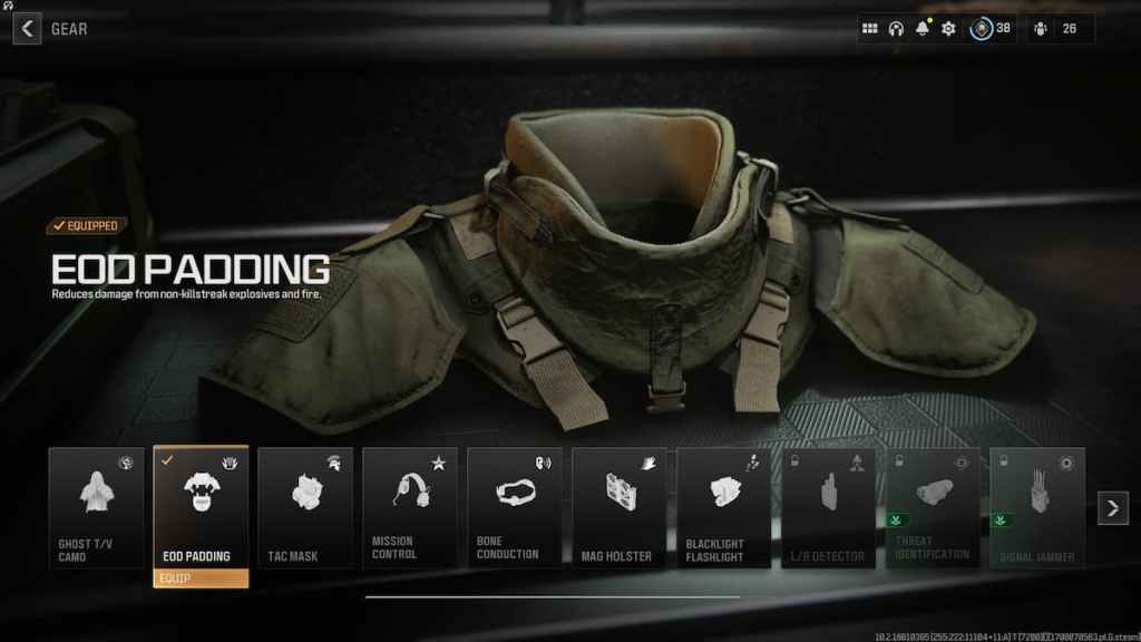 Is EOD Padding Gear Bugged in MW3? equipment