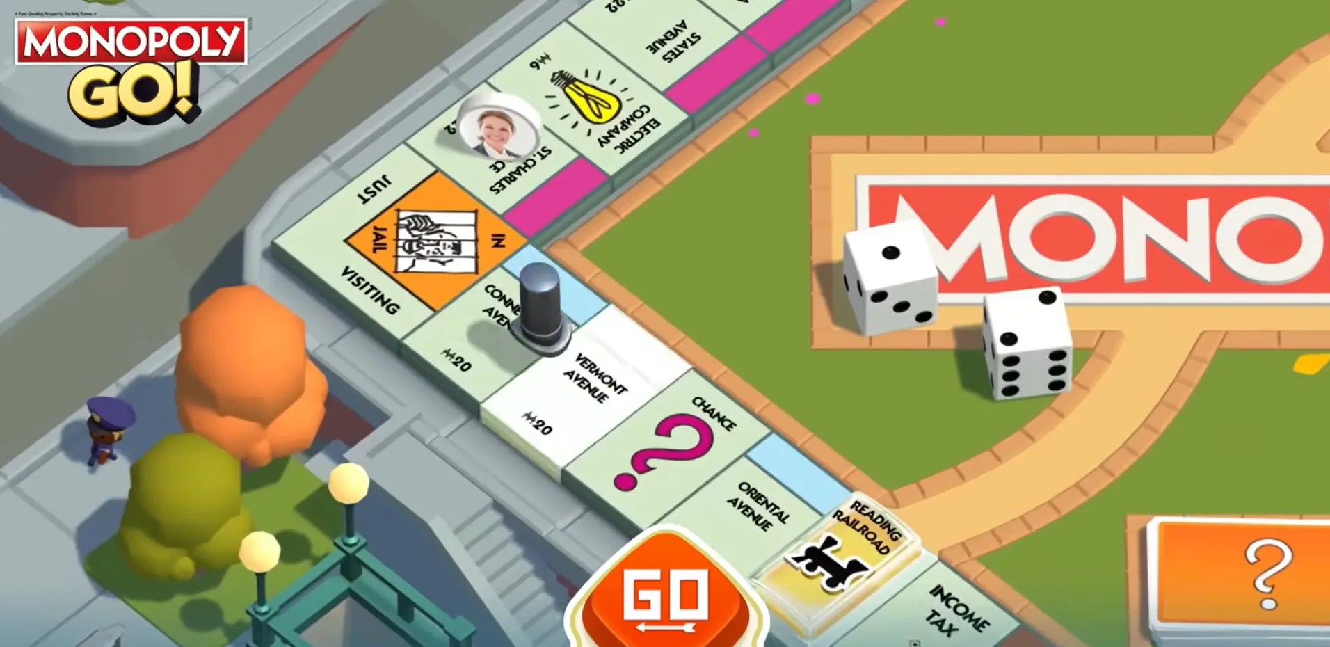 Monopoly pass go slot